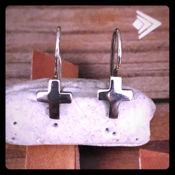 Silpada Jewelry - Silpada Sterling Silver Cross Earrings